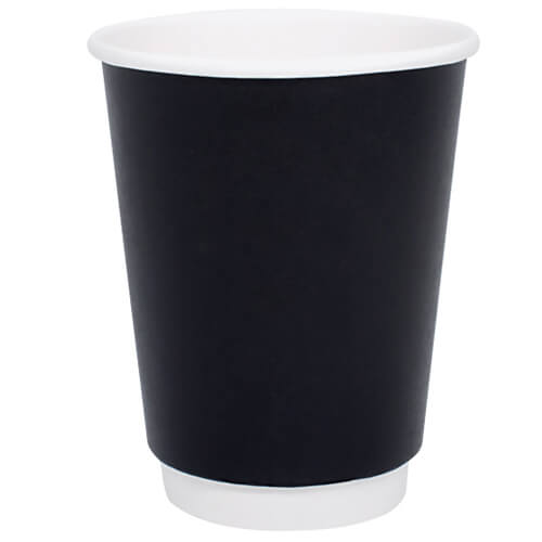 Ποτήρι Χάρτινο Μαύρο (Double Wall) 8oz