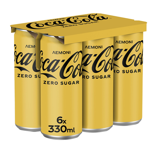 Coca Cola Zero Λεμόνι (6x330ml)