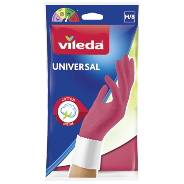 Vileda Γάντια Universal Ροζ Medium