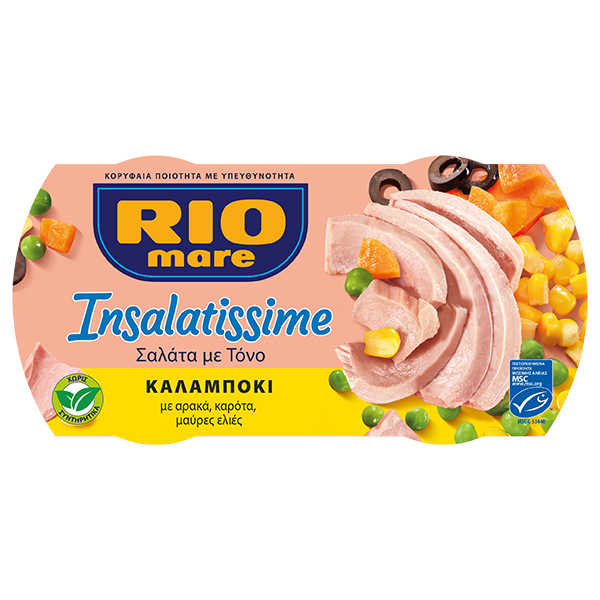 Τόνος Πολυσαλάτα Καλαμπόκι Rio Mare 2x160gr