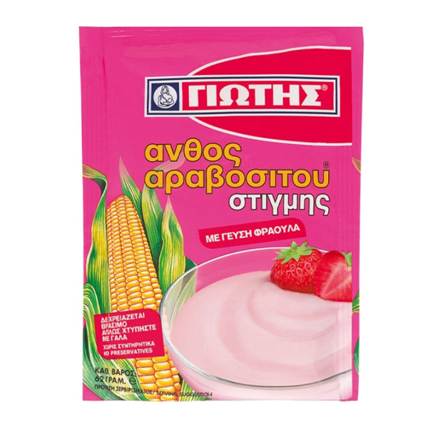 Γιώτης Άνθος Αραβοσίτου Στιγμής 62gr (Φράουλα)