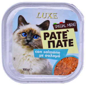Γατοτροφή Pate Σολομός Luxe 100gr