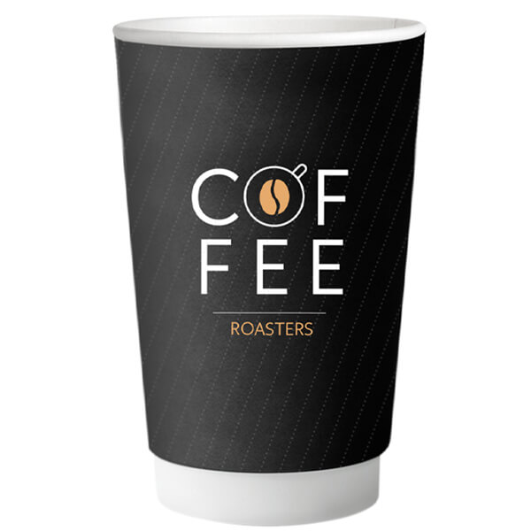 Ποτήρι Χάρτινο Coffee Roasters Double Wall 8oz 25τεμ