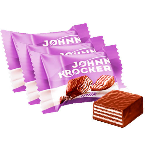 Roshen Johnny Krocker Γκοφρετάκια 1kg (Γάλακτος)
