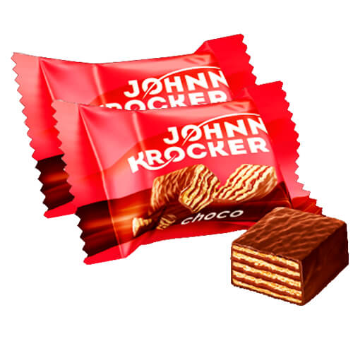 Roshen Johnny Krocker Γκοφρετάκια 1kg (Σοκολάτα)