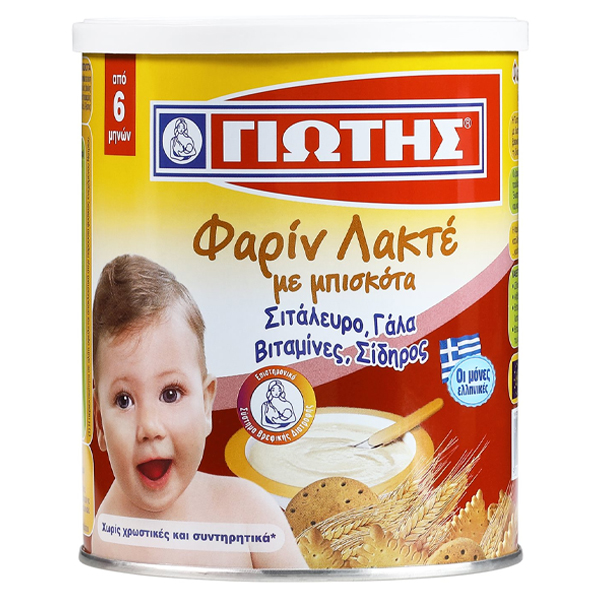 ΓΙΩΤΗΣ ΦΑΡΙΝ ΛΑΚΤΕ ΜΕ ΜΠΙΣΚΟΤΑ 300gr