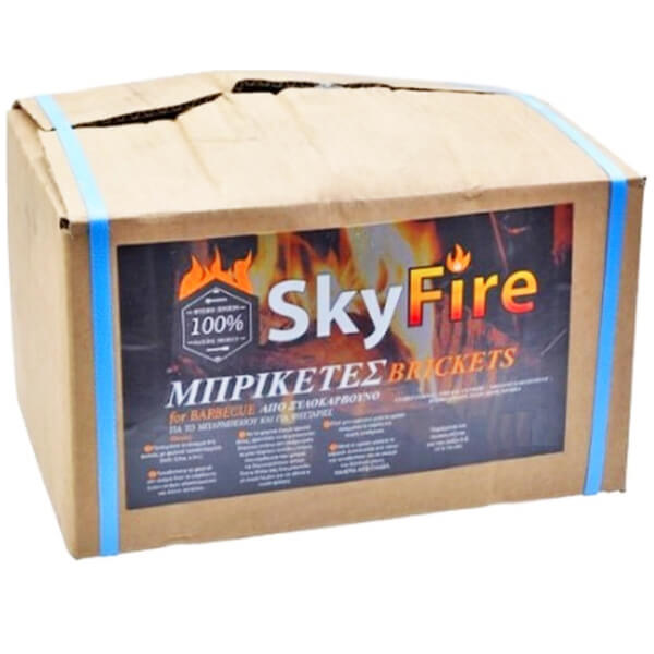 Sky Fire Κάρβουνο Μπρικέτα Άνθρακα 10kg