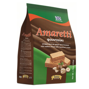 Tottis Amaretti Γκοφρετάκια με Κρέμα Φουντουκιού 135gr