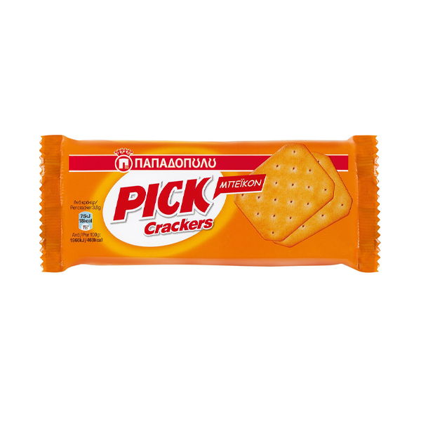 Παπαδοπούλου Pick Crackers (Bacon) 100gr