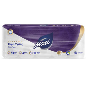 Maxi Χαρτί Υγείας 4φυλλο 120gr - 10 Ρολά
