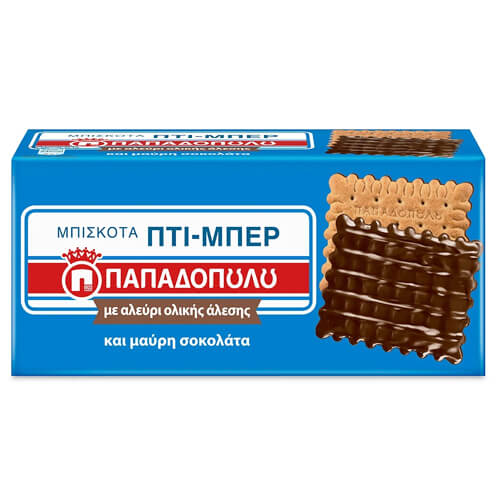 Παπαδοπούλου Πτι Μπερ Ολικής Άλεσης 200gr - - Σοκολάτα