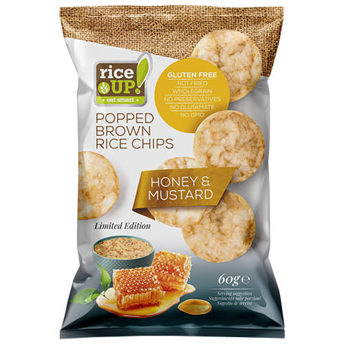 Rice Up Τσιπς Ολικής 60gr - Μέλι & Μουστάρδα
