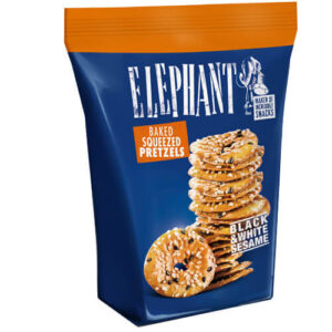 Elephant Mini Pretzel 80gr (Μαύρο & Λευκό Σουσάμι)