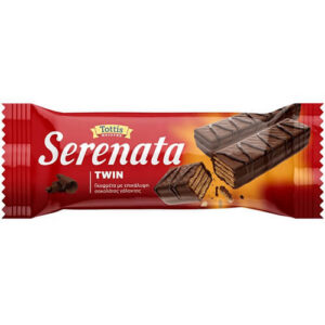 Tottis Serenata Twin Γκοφρέτα Σοκολάτα Γάλακτος 20x30gr
