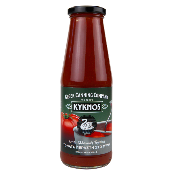Κύκνος Ντομάτα Περαστή στον Μύλο 700gr (Γυάλινο)