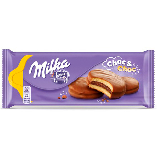 Milka Μπισκότα 150gr (Choc & Choc)