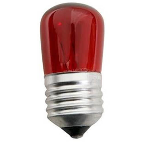 Eurolamp Λάμπα Νυκτός 5W E27 Κόκκινη 2τμχ Blister 220-240V