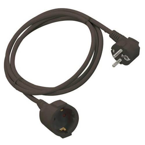 Eurolamp Προέκταση Γερμανικών Προδιαγραφών 3m 3x1.5mm Με Προστασία Επαφών -