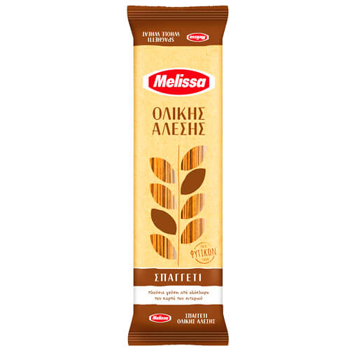 ΜΕΛΙΣΣΑ Ολικής Άλεσης Σπαγγέτι Νο 6 500gr
