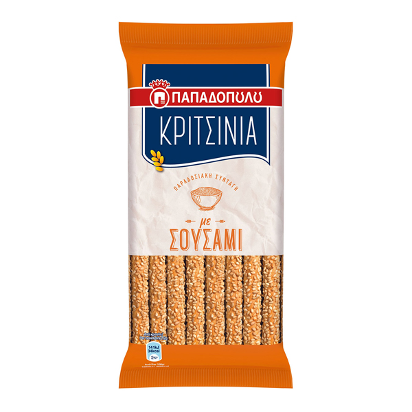 Παπαδοπούλου Κριτσίνια 130gr Σουσάμι