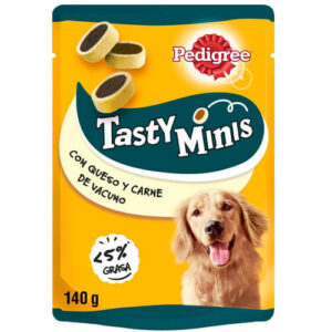 Pedigree Tasty Mini's 140gr (Μοσχάρι & Τυρί)
