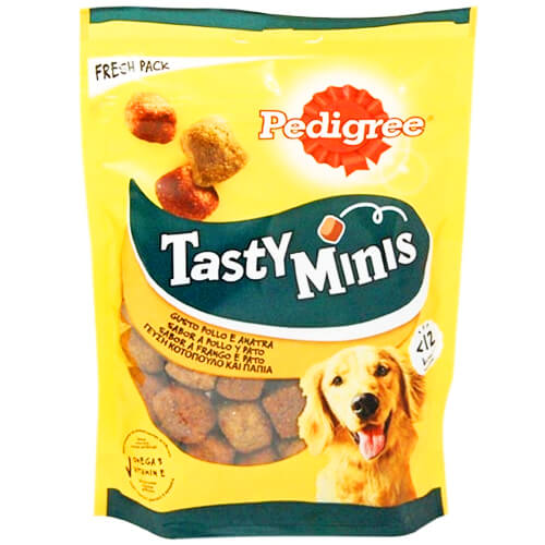 Pedigree Tasty Mini's 130gr - Κοτόπουλο και Πάπια