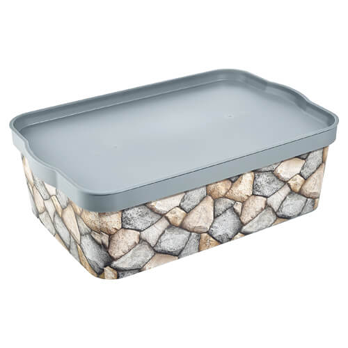 TNS Πλαστικό Κουτί Αποθήκευσης 14lt (30x45x14,5cm)