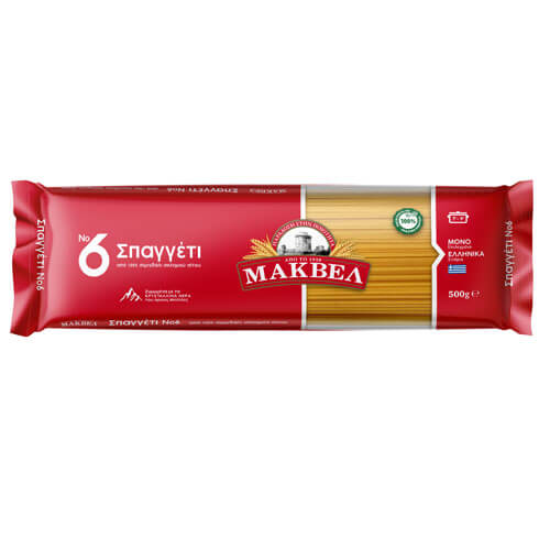 Μακβέλ Σπαγγέτι Νο 6 500gr