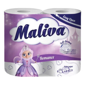 Maliva Χαρτί Υγείας 4 Ρολά 3Φ Romance