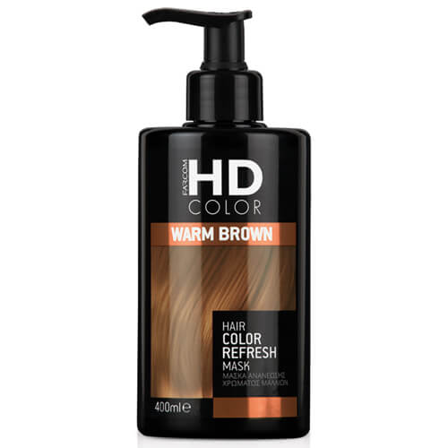 Farcom HD Μάσκα Ανανέωσης Χρώματος 400ml (Warm Brown)