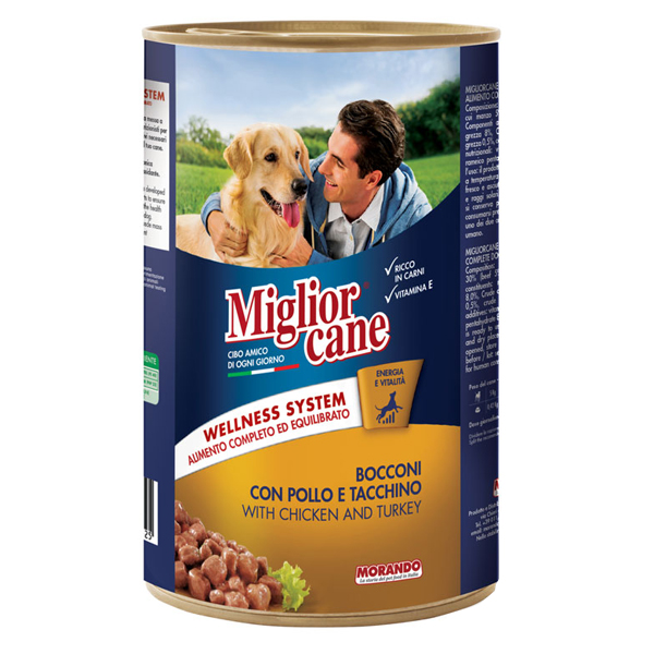 Miglior Σκυλοτροφή Κονσέρβα 1250gr (Κοτόπουλο-Γαλοπούλα)
