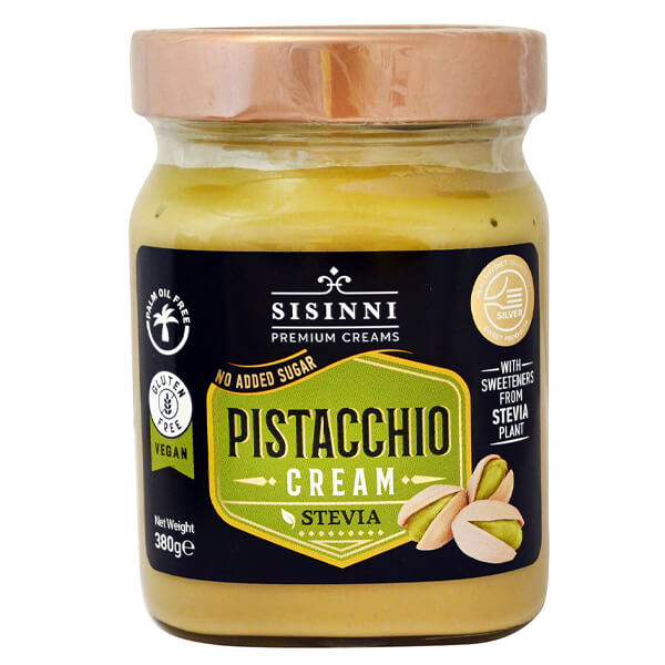 Sisinni Κρέμα Φιστικιού Αιγίνης 380gr (Stevia)
