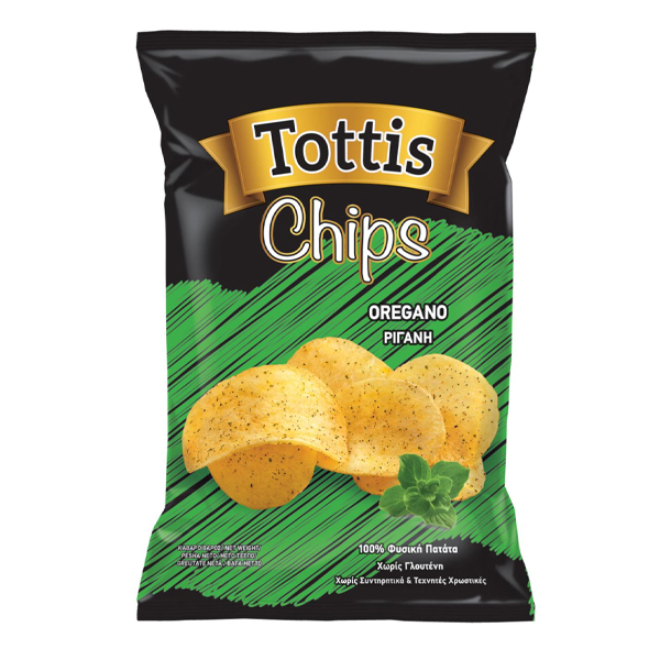 Tottis Chips 90gr Ρίγανη