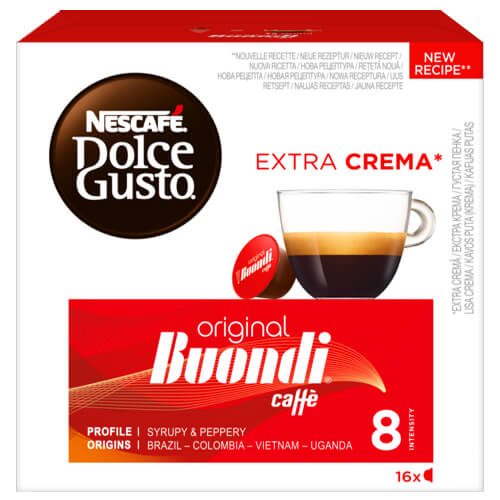 Nescafe Dolce Gusto Buondi Espresso Caps 16 Τεμάχια