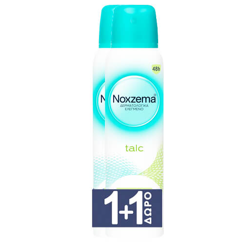 Noxzema Αποσμητικό 150ml (Talc) (1+1 Δώρο)