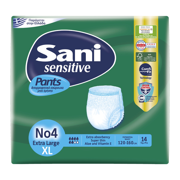 Sani Pants Ακράτειας No4 (14τεμ.) Extra Large
