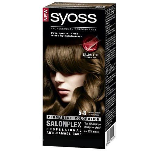 Syoss Βαφή Μαλλιών (Ν5-8) Ανοιχτό Σοκολατί