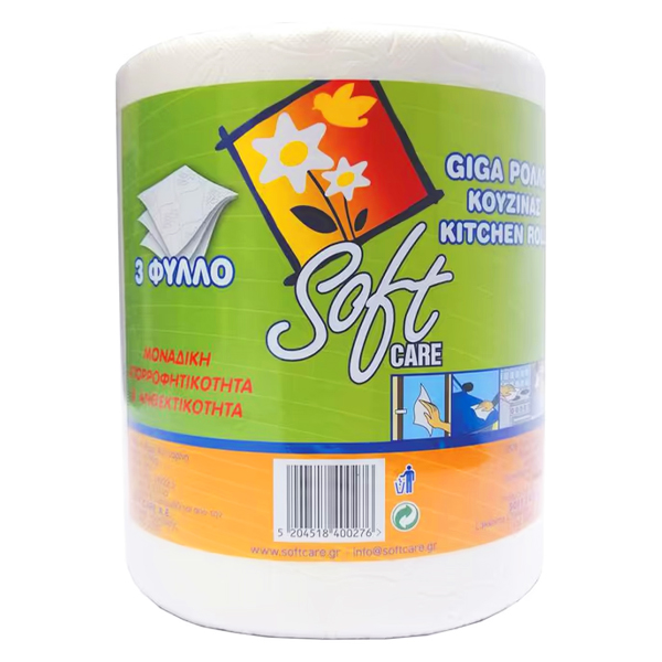 Softcare Ρολό Κουζίνας 3Φύλλα 760gr