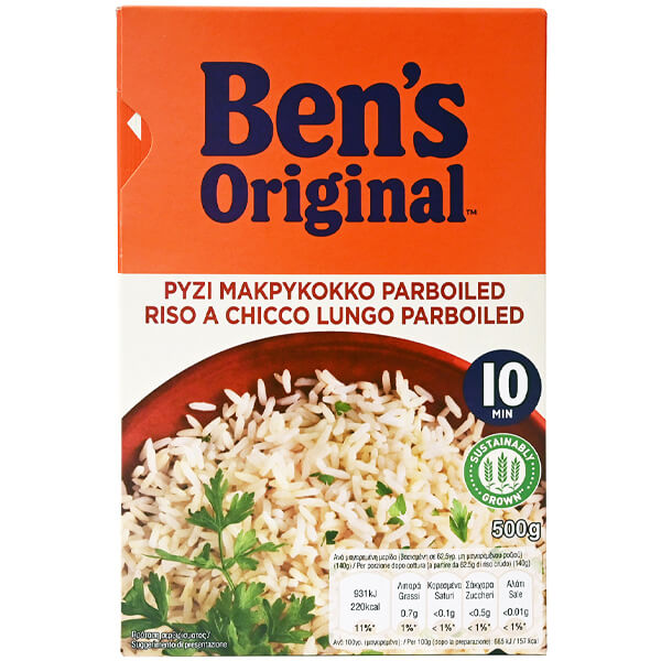 Uncle Ben's Ρύζι 500gr Μακρύκοκκο