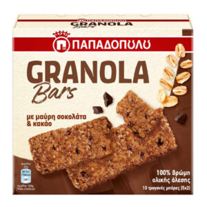 Παπαδόπουλου Granola Bars (Σοκολάτα) 5x42gr