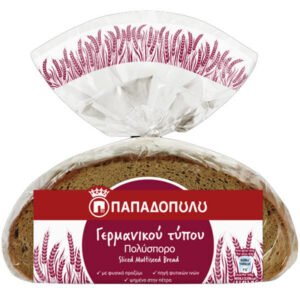 Παπαδόπουλου Ψωμί Γερμανικού Τύπου 500gr Πολύσπορο