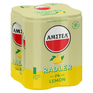 Amstel Radler Λεμόνι Μπύρα Κουτί SLK Vol 2% (4x330ml)