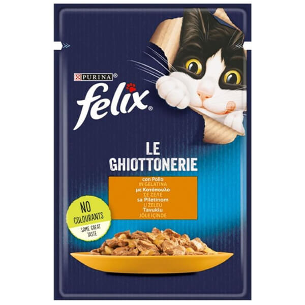Felix Le Chiottonerie Γατοτροφή 85gr (Κοτόπουλο Σε Ζελέ)