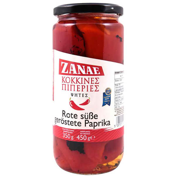 Ζαναέ Κόκκινες Πιπεριές Ψητές Φλωρίνης 450gr