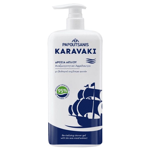 Παπουτσάνης Καραβάκι Αφρόλουτρο 750ml (Δροσιά Αιγαίου) (Αντλία)