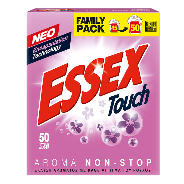 ESSEX Σκόνη Πλυντηρίου 50μεζ. (2,40kg)