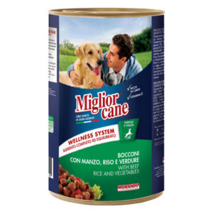 Miglior Σκυλοτροφή Κονσέρβα 1250gr (Βοδινό-Ρύζι-Λαχανικά)