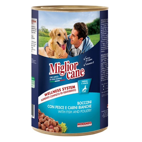 Miglior Σκυλοτροφή Κονσέρβα 1250gr (Ψάρι-Πουλερικά)