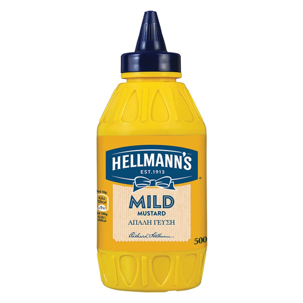 Hellmann's Μουστάρδα 500gr (Mild)