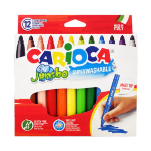 Carioca Μαρκαδόροι (12τεμ.) JUMBO